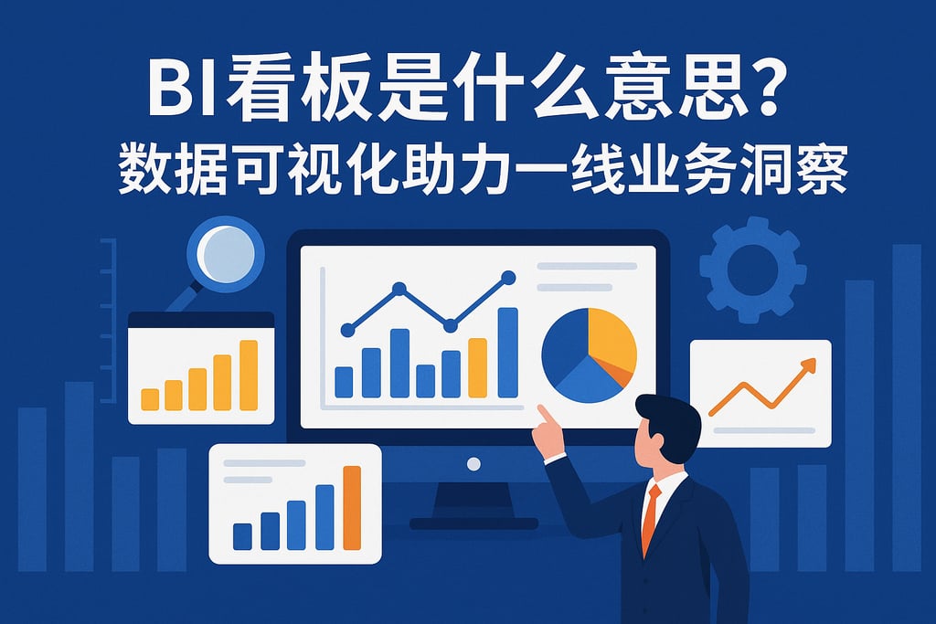 BI看板是什么意思？数据可视化助力一线业务洞察"